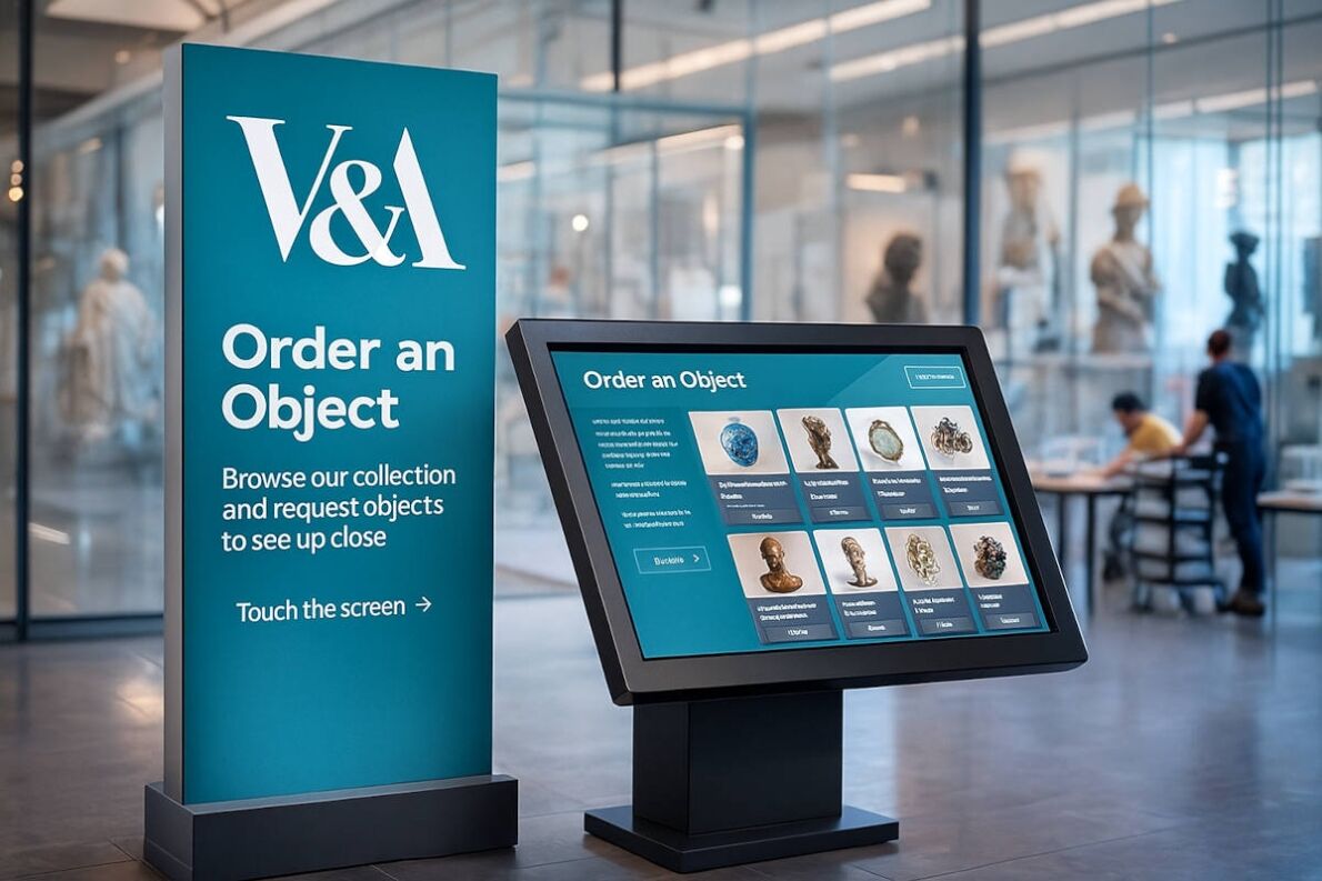 now you control what you see at the V&A with order an object